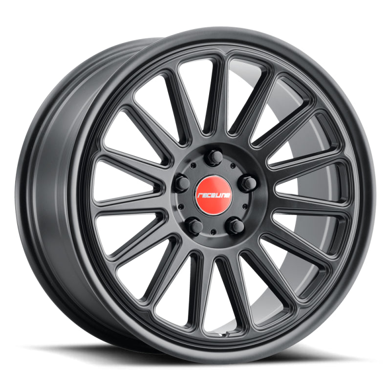 Raceline 315B Grip 17x9in / 5x114.3 BP / 40mm Offset / 72.6mm Bore - Satin Black Wheel