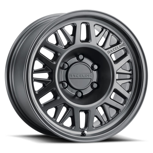 Raceline 451B Ryno 15x5in / 5x4.5 BP / 0mm Offset / 3.19in Bore - Satin Black Wheel
