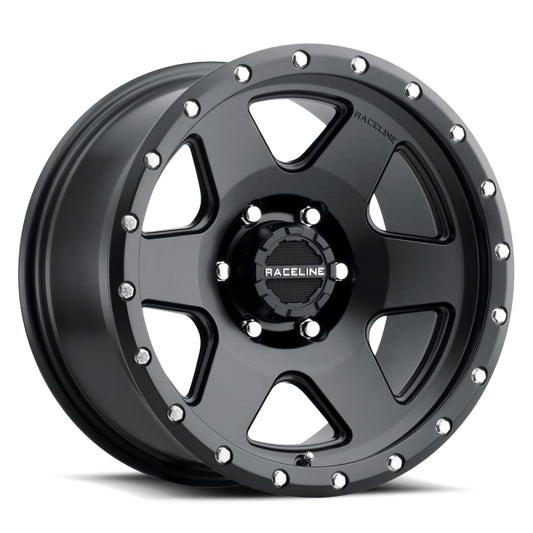 Raceline 946B Boost 18x8in / 5x114.3 BP / 35mm Offset / 72.62mm Bore - Satin Black Wheel