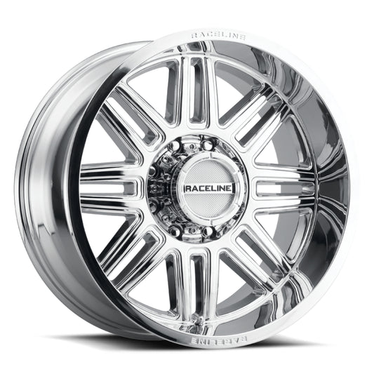 Raceline 948C Split 17x9in / 8x170 BP / -12mm Offset / 125.2mm Bore - Chrome Wheel