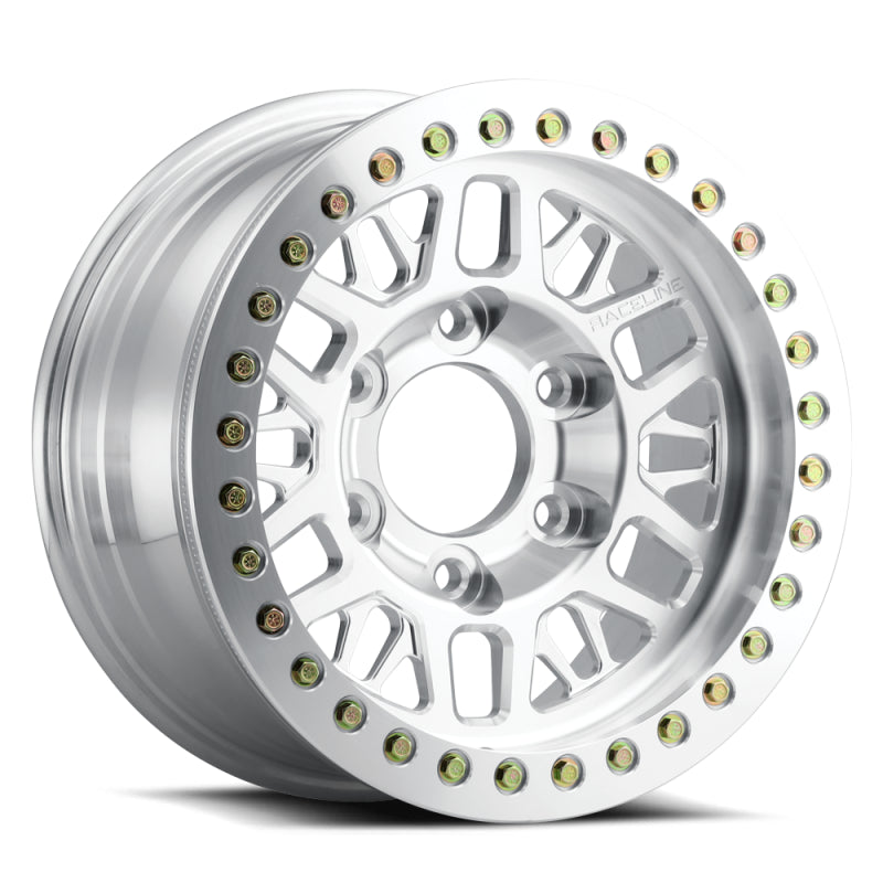 Raceline RT951F Ryno 17x9in / 5x127 BP / -12mm Offset / 83.82mm Bore - Machined Beadlock Wheel