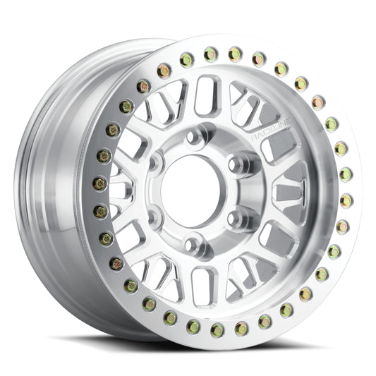 Raceline RT951F Ryno 17x9in / 8x170 BP / -12mm Offset / 130.81mm Bore - Machined Beadlock Wheel