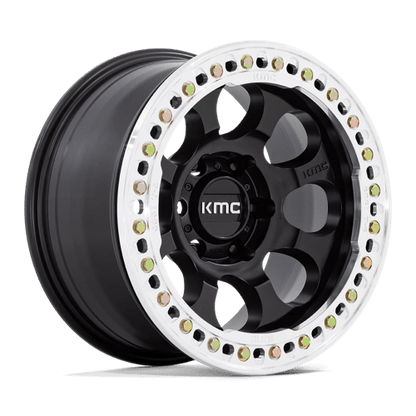 KMC Wheels RIOT BL 17X9 5X5.0 SBLK-MCH-RG -12 KM237MD17905012N