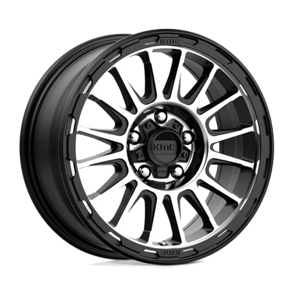 KMC Wheels KM542 16X7 5X4.5 S-BLK MACH 30MM KM54267012530