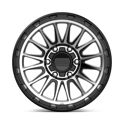 KMC Wheels KM542 17X9 6X5.5 S-BLK MACH -12MM KM54279068512N