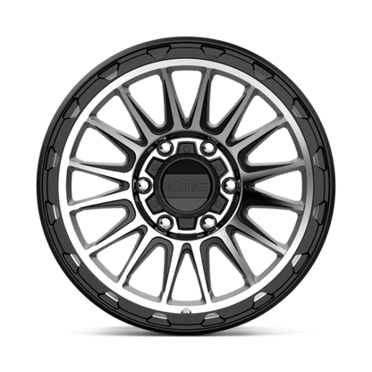 KMC Wheels KM542 17X9 6X5.5 S-BLK MACH -12MM KM54279068512N