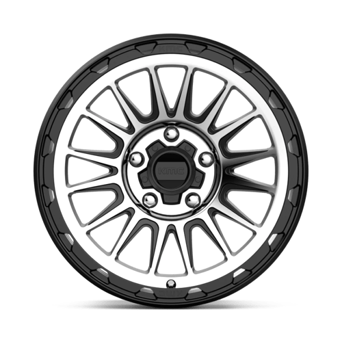 KMC Wheels KM542 17X9 5X5.0 S-BLK MACH 18MM KM54279050518