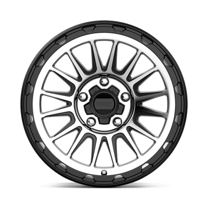 KMC Wheels KM542 17X9 5X5.0 S-BLK MACH 18MM KM54279050518