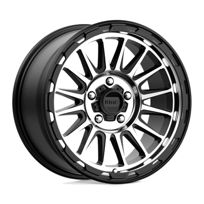 KMC Wheels KM542 18X9 5X5.0 S-BLK MACH 18MM KM54289050518
