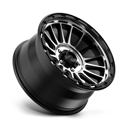 KMC Wheels KM542 18X9 5X5.0 S-BLK MACH 00MM KM54289050500