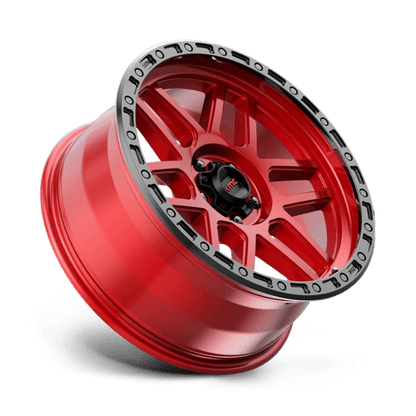 KMC Wheels KM544 20X9 5X150 C-RED BLK-LP 25MM KM54429058925