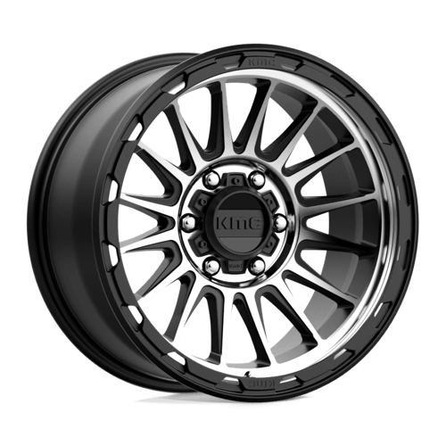 KMC Wheels KM542 18X9 6X5.5 S-BLK MACH 00MM KM54289068500