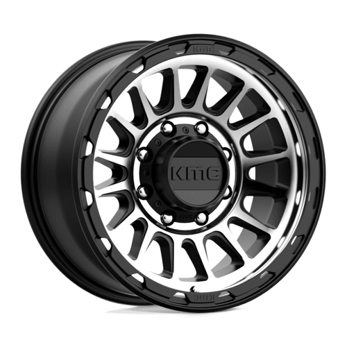KMC Wheels KM542 17X8.5 8X180 S-BLK MACH 00MM KM54278588500
