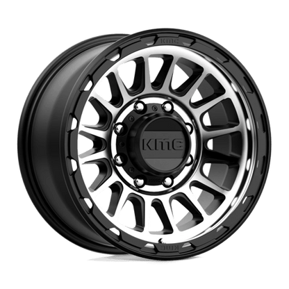 KMC Wheels KM542 17X8.5 8X180 S-BLK MACH 00MM KM54278588500