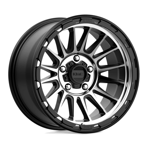 KMC Wheels KM542 17X9 5X5.0 S-BLK MACH -12MM KM54279050512N