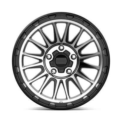 KMC Wheels KM542 17X9 5X5.0 S-BLK MACH -12MM KM54279050512N