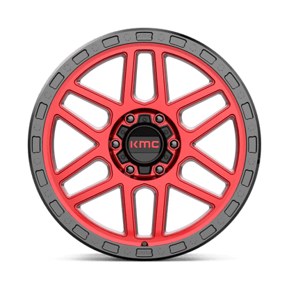 KMC Wheels KM544 20X9 6X135 C-RED BLK-LP 18MM KM54429063918