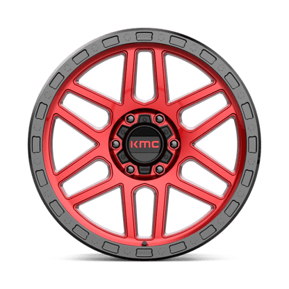 KMC Wheels KM544 20X9 6X135 C-RED BLK-LP 00MM KM54429063900