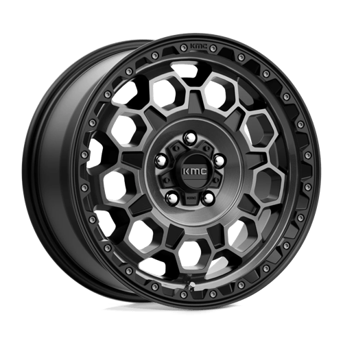 KMC Wheels KM545 17X8 5X4.25 S-BLK GTCC 38MM KM54578045438