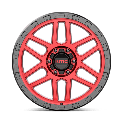 KMC Wheels KM544 20X9 6X5.5 C-RED BLK-LP 18MM KM54429068918