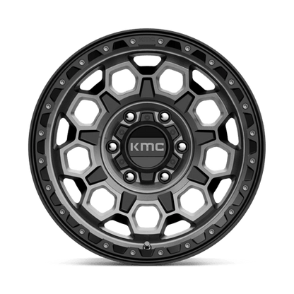 KMC Wheels KM545 17X9 6X120 S-BLK GTCC 18MM KM54579077418