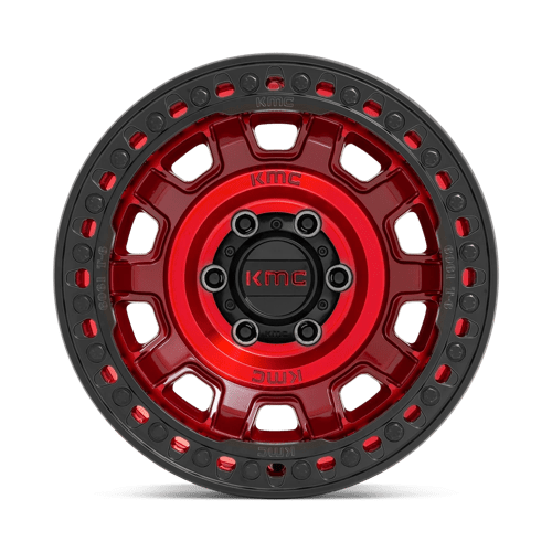 KMC Wheels TANK BL 17X9 6X5.5 C-RED -38 KM23679060938N