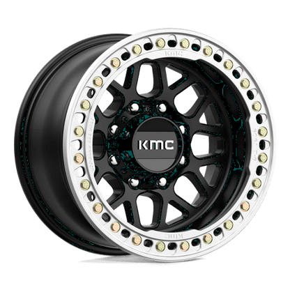KMC Wheels GRENADE CRAWL BL 17X9 8X6.5 S-BLK -38 KM23579080738N