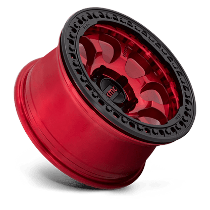 KMC Wheels RIOT BL 17X9 6X5.5 RD-BLK-RG -12 KM237QB17906012N