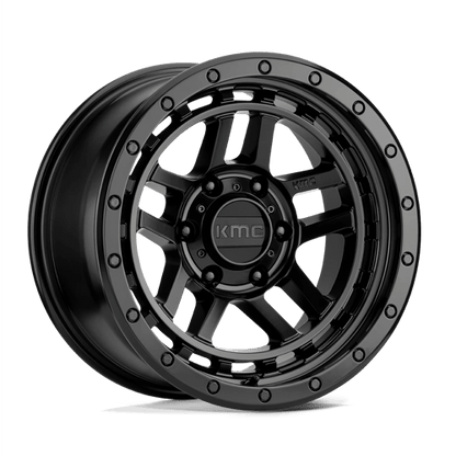 KMC Wheels KM540 17X8.5 5X5.0 S-BLK 18MM KM54078550718