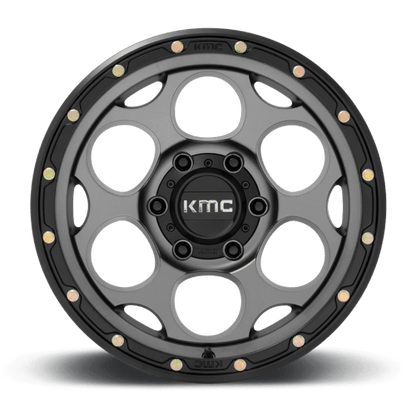 KMC Wheels KM541 18X8.5 6X5.5 S-GRY BLK-LP 18MM KM54188568918
