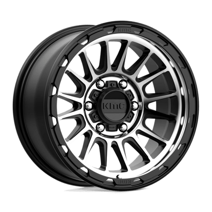 KMC Wheels KM542 17X8.5 6X135 S-BLK MACH 00MM KM54278563500