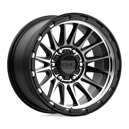 KMC Wheels KM542 17X9 6X5.5 S-BLK MACH -12MM KM54279068512N