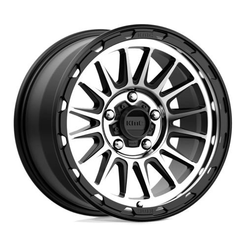 KMC Wheels KM542 17X9 5X5.0 S-BLK MACH 18MM KM54279050518