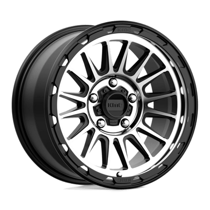 KMC Wheels KM542 17X9 5X5.0 S-BLK MACH 18MM KM54279050518