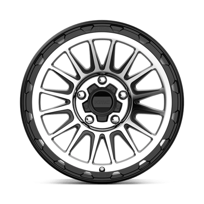 KMC Wheels KM542 17X9 5X5.0 S-BLK MACH 18MM KM54279050518
