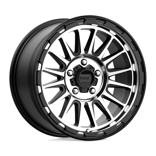 KMC Wheels KM542 18X9 5X5.0 S-BLK MACH 18MM KM54289050518