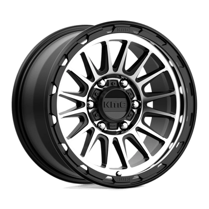KMC Wheels KM542 17X9 6X4.5 S-BLK MACH 18MM CB 66.1 KM54279064518