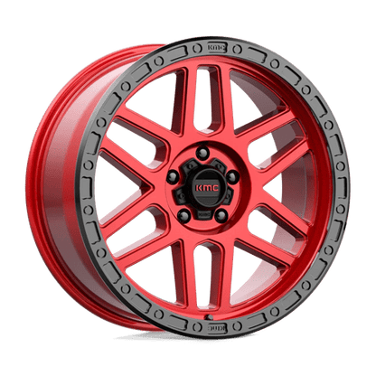 KMC Wheels KM544 20X9 5X150 C-RED BLK-LP 25MM KM54429058925
