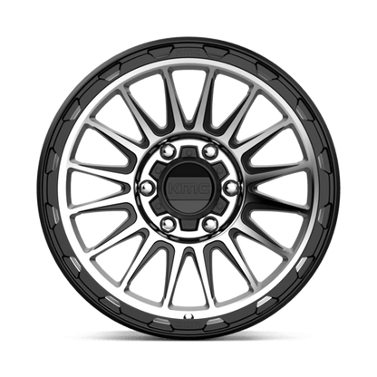 KMC Wheels KM542 18X9 6X5.5 S-BLK MACH 00MM KM54289068500