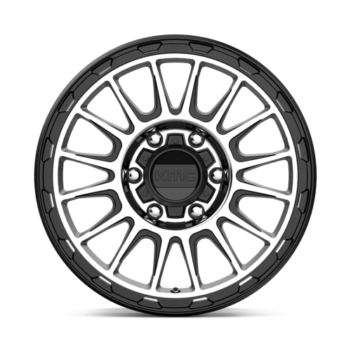 KMC Wheels KM542 16X8 6X5.5 S-BLK MACH 00MM KM54268068500