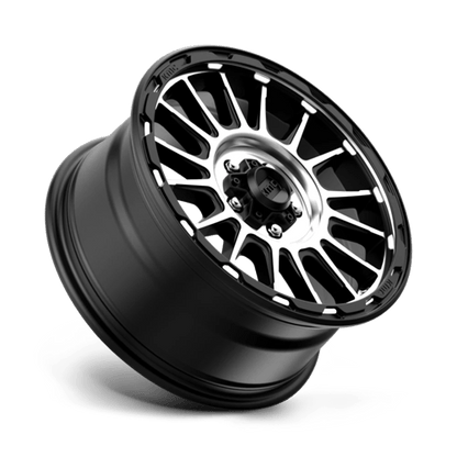 KMC Wheels KM542 17X8 5X4.5 S-BLK MACH 35MM KM54278012535