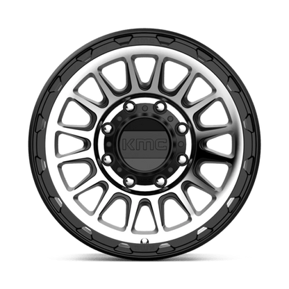 KMC Wheels KM542 17X8.5 8X6.5 S-BLK MACH 00MM KM54278580500