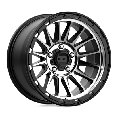 KMC Wheels KM542 17X9 5X5.0 S-BLK MACH -12MM KM54279050512N