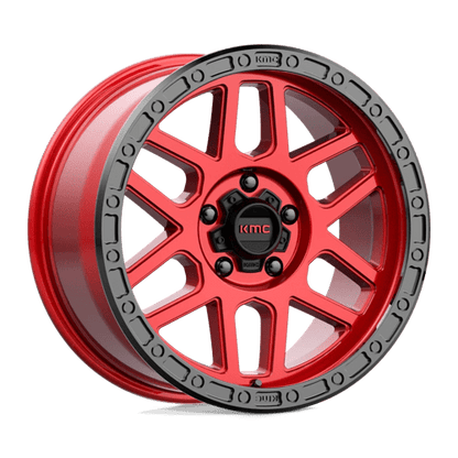 KMC Wheels KM544 17X9 5X5.0 C-RED BLK-LP -12MM KM54479050912N