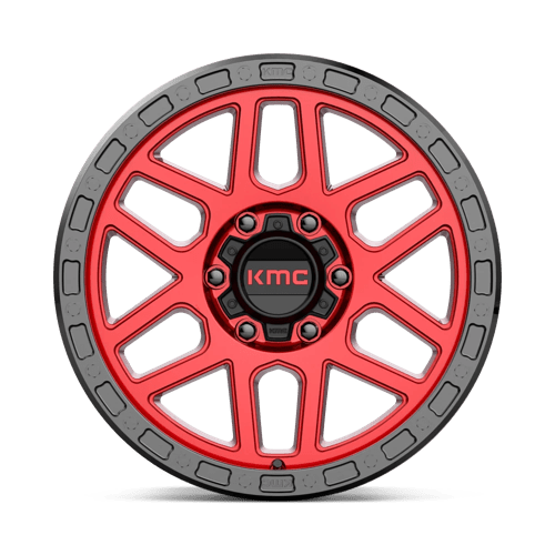 KMC Wheels KM544 17X9 6X5.5 C-RED BLK-LP -12MM KM54479068912N
