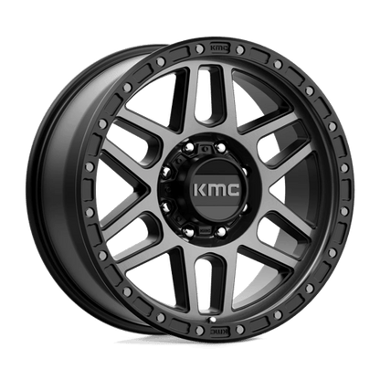 KMC Wheels KM544 20X9 8X6.5 S-BLK GTCC 18MM KM54429080418