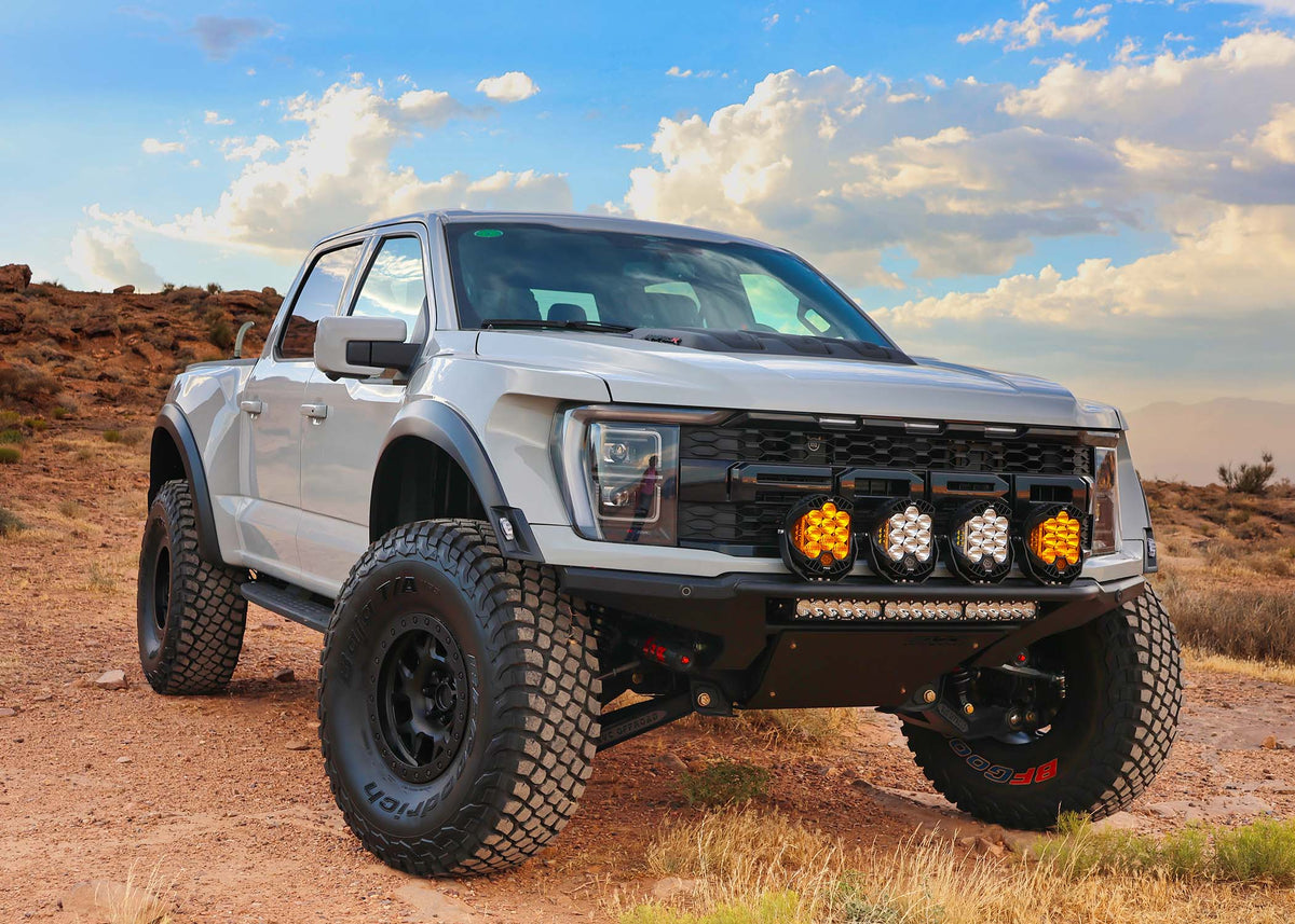 2021+ Ford Raptor/ Raptor R SVC Offroad Mojave Frame Cut Bumper / With SVC Offroad Heat Exchanger Included