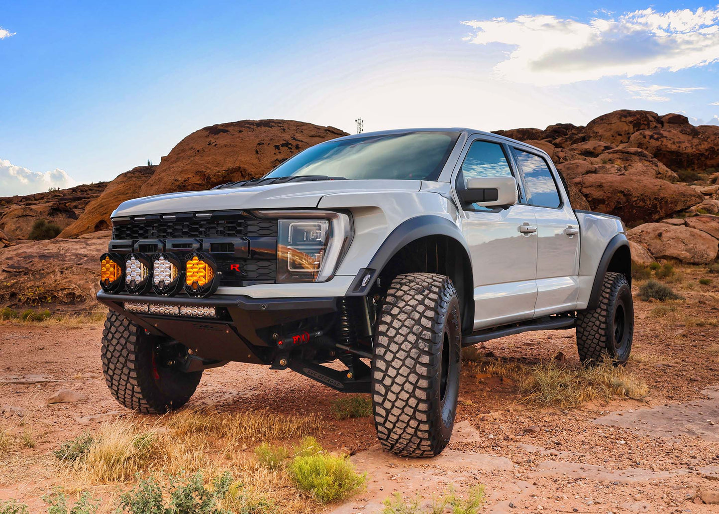 2021+ Ford Raptor/ Raptor R SVC Offroad Mojave Frame Cut Bumper / With SVC Offroad Heat Exchanger Included