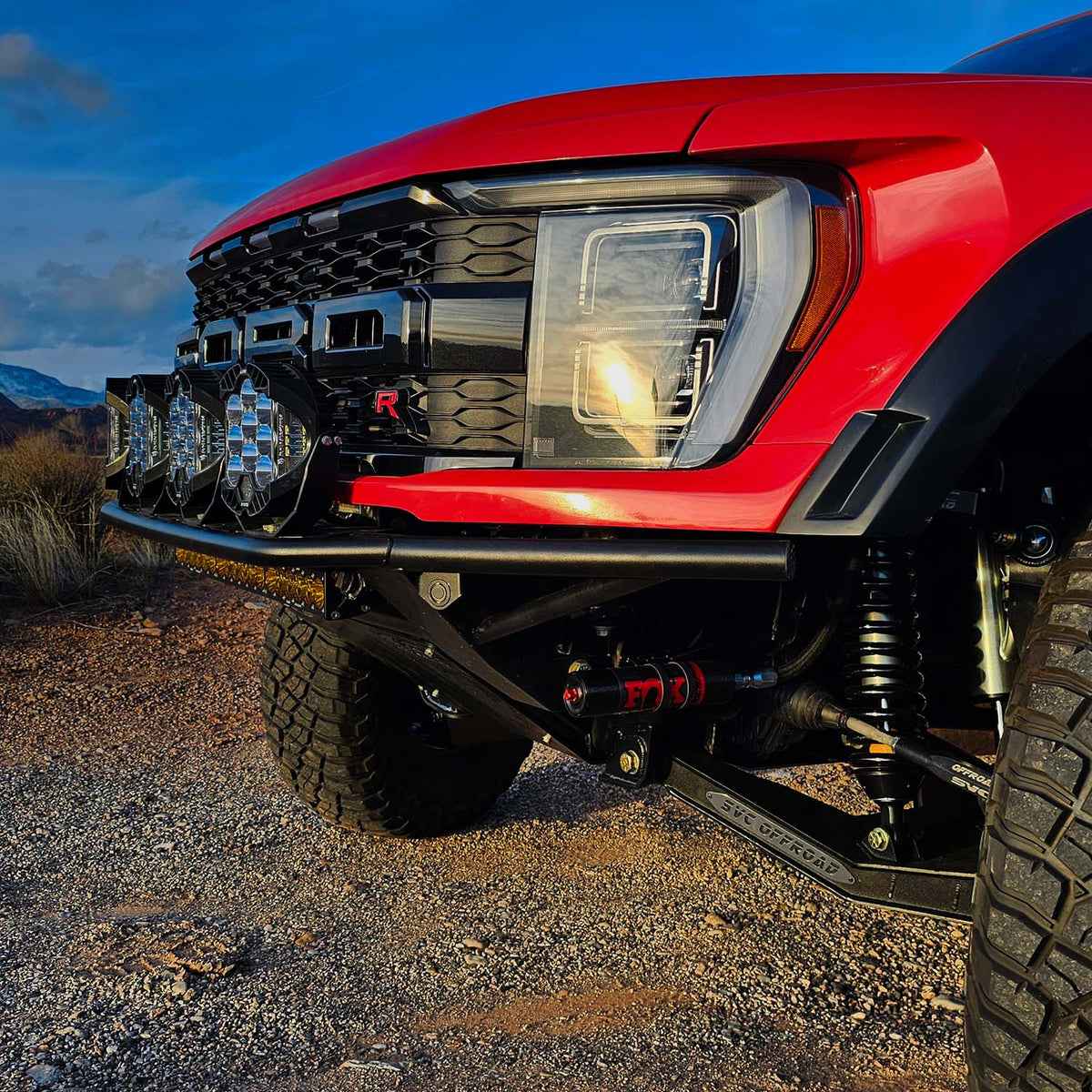 2021+ Ford Raptor R SVC Offroad Baja Bumper / With SVC Offroad Heat Exchanger