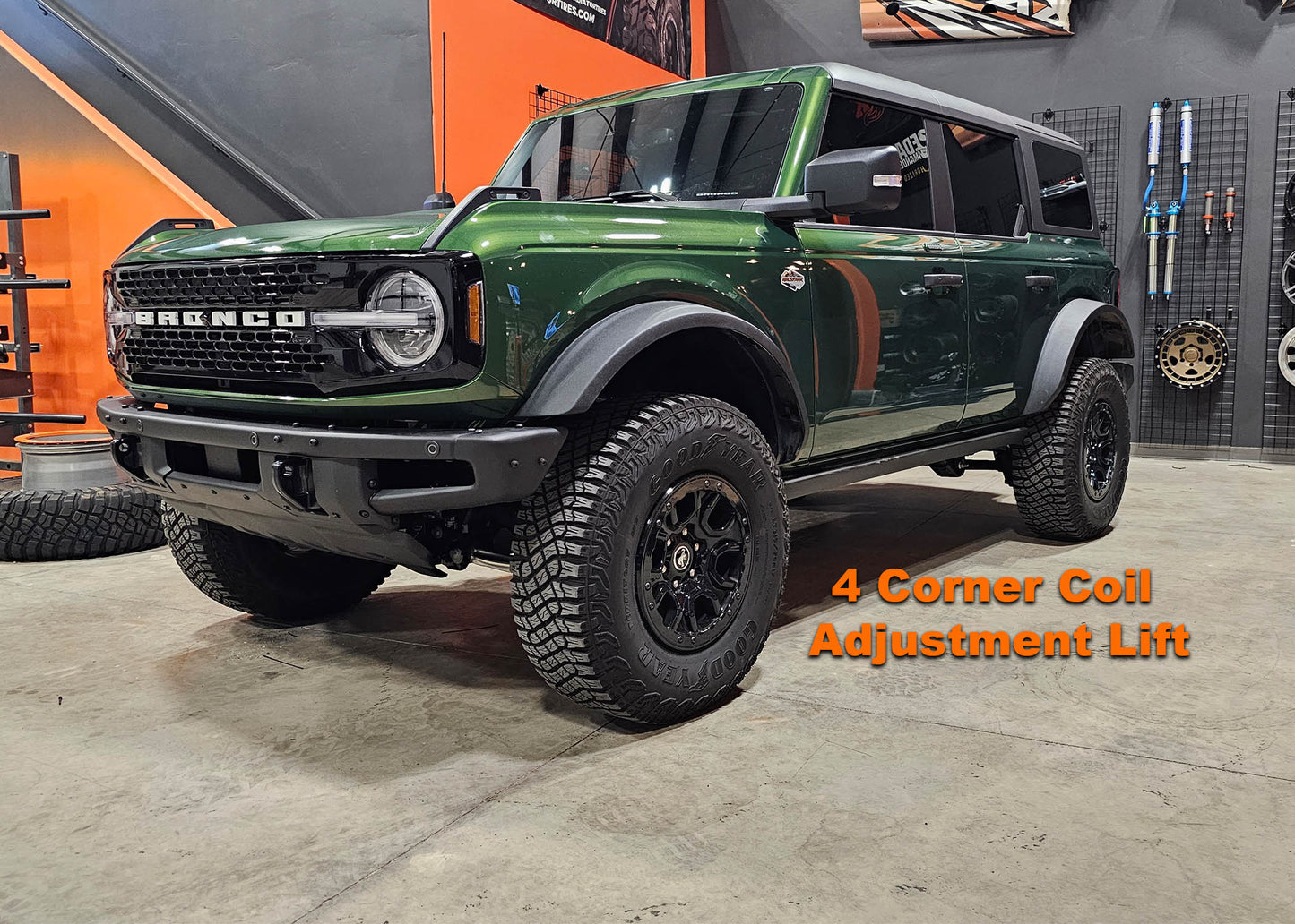 2021+ Ford Bronco SVC Offroad Fox HOSS 4 Corner Lift Kit